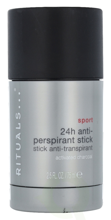 Rituals Sport 24H Anti-perspirant Stick 75 ml Activated Charcoal in de groep BEAUTY & HEALTH / Geuren & Parfum / Deodorant / Deodorant voor vrouwen bij TP E-commerce Nordic AB (C47611)