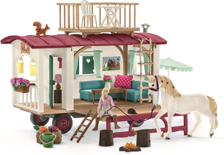 Schleich Horse Club 42593 - Husvagn för hemliga klubbmöten in de groep SPEELGOED, KINDER- & BABYPRODUCTEN / Speelgoed / Figuren, Miniaturen & accessoires bij TP E-commerce Nordic AB (C47843)