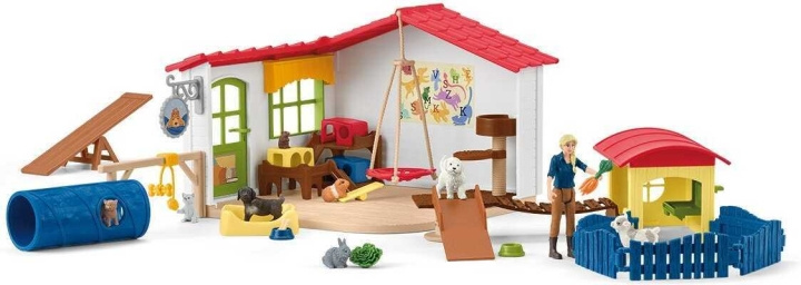 Schleich Farm World 42607 Djurhotell in de groep SPEELGOED, KINDER- & BABYPRODUCTEN / Speelgoed / Figuren, Miniaturen & accessoires bij TP E-commerce Nordic AB (C47883)