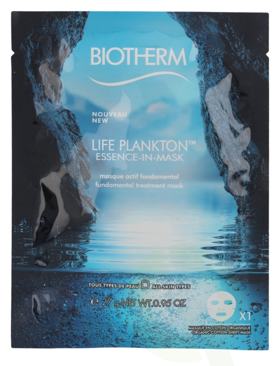 Biotherm Life Plankton Essence-In Mask 27 gr All Skin Types in de groep BEAUTY & HEALTH / Huidsverzorging / Gezicht / Maskers bij TP E-commerce Nordic AB (C48410)