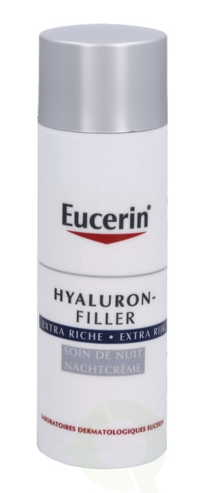 Eucerin Hyaluron-Filler Night Cream Extra Rich 50 ml in de groep BEAUTY & HEALTH / Huidsverzorging / Gezicht / Gezichtscrèmes bij TP E-commerce Nordic AB (C48470)