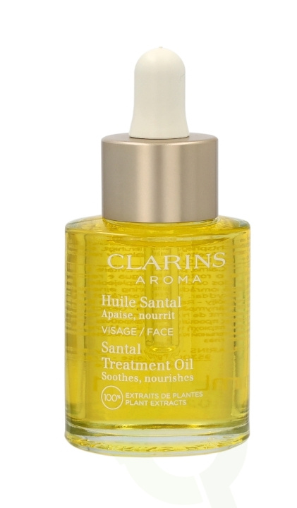 Clarins Santal Face Treatment Oil 30 ml Dry Skin in de groep BEAUTY & HEALTH / Huidsverzorging / Gezicht / Gezichtsolie bij TP E-commerce Nordic AB (C48801)