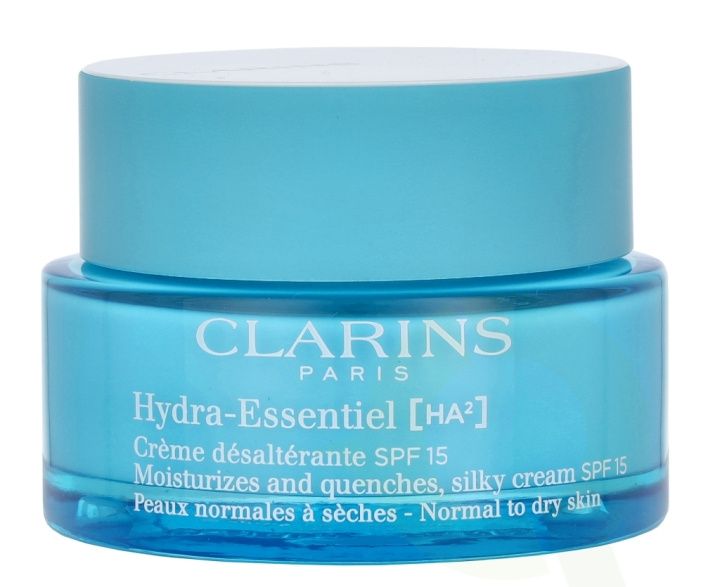 Clarins Hydra-Essentiel Silky Cream SPF15 50 ml Normal To Dry Skin in de groep BEAUTY & HEALTH / Huidsverzorging / Gezicht / Gezichtscrèmes bij TP E-commerce Nordic AB (C48989)