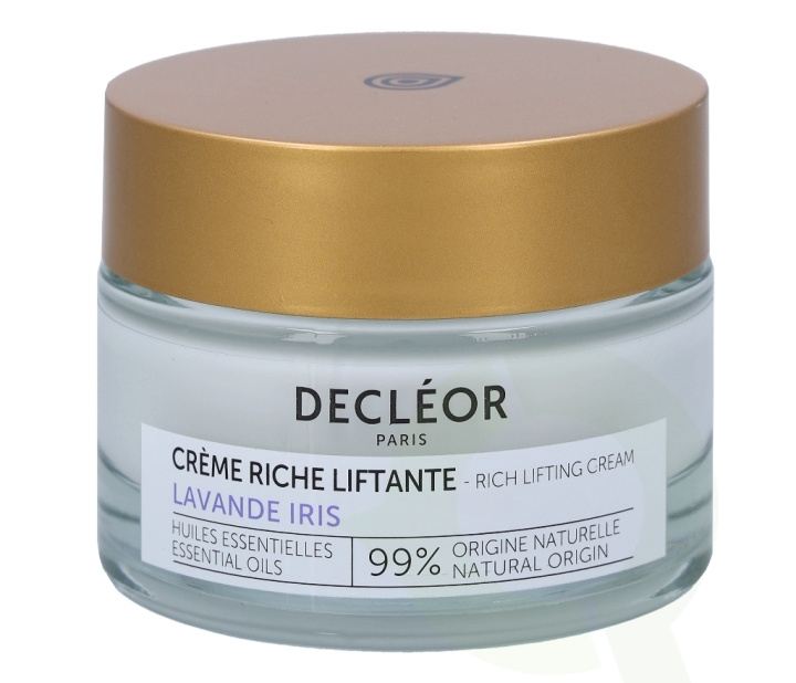 Decleor Lavender Iris Rich Lifting Cream 50 ml Anti-wrinkles in de groep BEAUTY & HEALTH / Huidsverzorging / Gezicht / Gezichtscrèmes bij TP E-commerce Nordic AB (C49043)