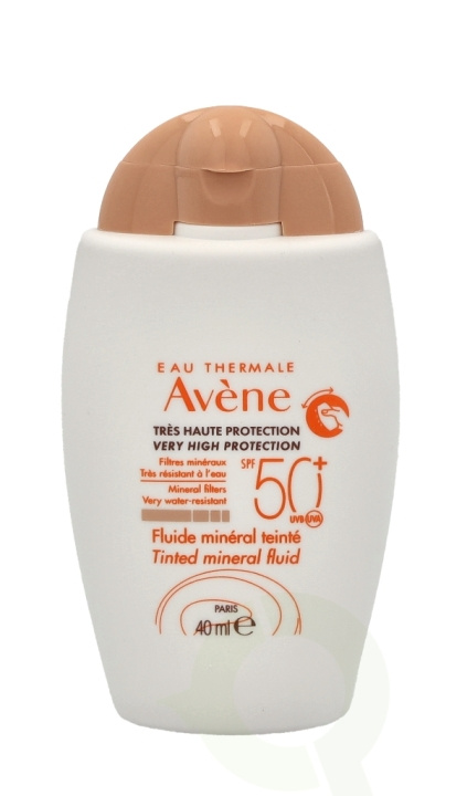 Avene Mineral Tinted Fluid SPF50+ 40 ml For Sensitive Skin in de groep BEAUTY & HEALTH / Huidsverzorging / Zonnebank / Zonnebescherming bij TP E-commerce Nordic AB (C49263)