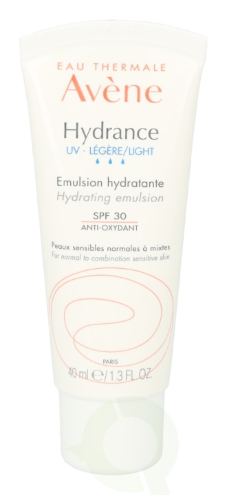 Avene Hydrance UV Hydrating Emulsion SPF30 40 ml Light in de groep BEAUTY & HEALTH / Huidsverzorging / Gezicht / Gezichtscrèmes bij TP E-commerce Nordic AB (C49281)