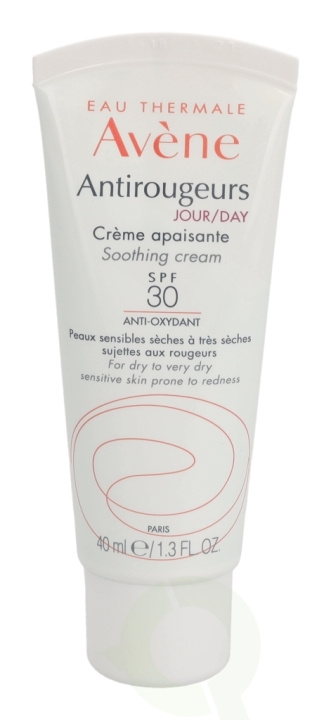 Avene Antirougeurs Soothing Emulsion Day Anti-Oxidant SPF30 40 ml Normal To Combination/For Dry To Very Dry Sensitive Skin in de groep BEAUTY & HEALTH / Huidsverzorging / Gezicht / Gezichtscrèmes bij TP E-commerce Nordic AB (C49283)