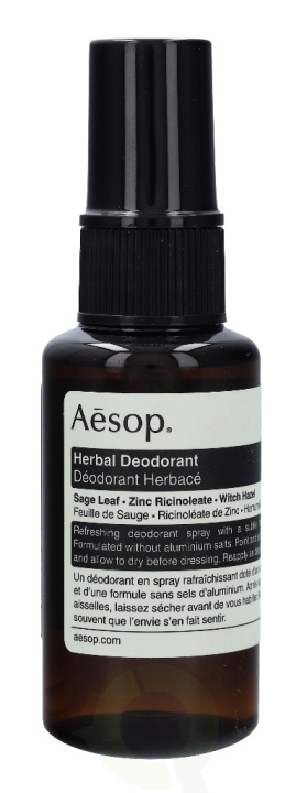 AESOP Herbal Deodorant Spray 50 ml in de groep BEAUTY & HEALTH / Geuren & Parfum / Deodorant / Deodorant voor mannen bij TP E-commerce Nordic AB (C49365)