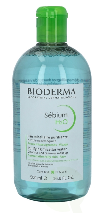 Bioderma Sebium H2O 500 ml in de groep BEAUTY & HEALTH / Huidsverzorging / Gezicht / Schoonmaak bij TP E-commerce Nordic AB (C49576)