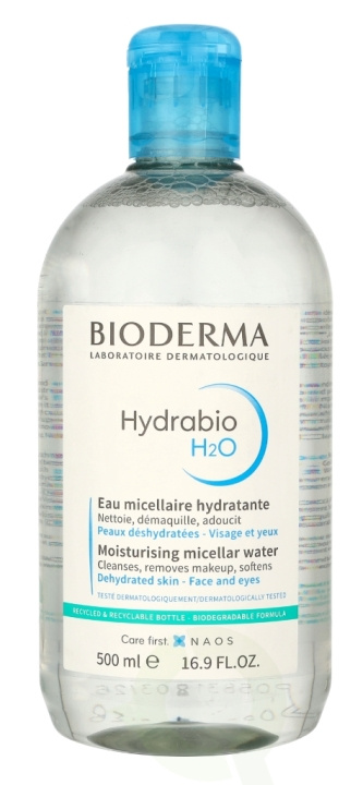 Bioderma Hydrabio H2O 500 ml in de groep BEAUTY & HEALTH / Huidsverzorging / Gezicht / Schoonmaak bij TP E-commerce Nordic AB (C49578)