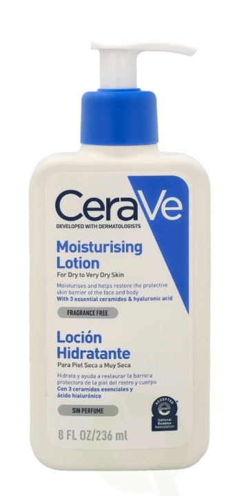 Cerave Moisturising Lotion 236 ml For Dry To Very Dry Skin in de groep BEAUTY & HEALTH / Huidsverzorging / Lichaamsverzorging / Body lotion bij TP E-commerce Nordic AB (C49607)