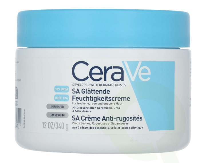 Cerave SA Smoothing Cream 340 gr For Dry, Rough, Bumpy Skin in de groep BEAUTY & HEALTH / Huidsverzorging / Lichaamsverzorging / Body lotion bij TP E-commerce Nordic AB (C49611)