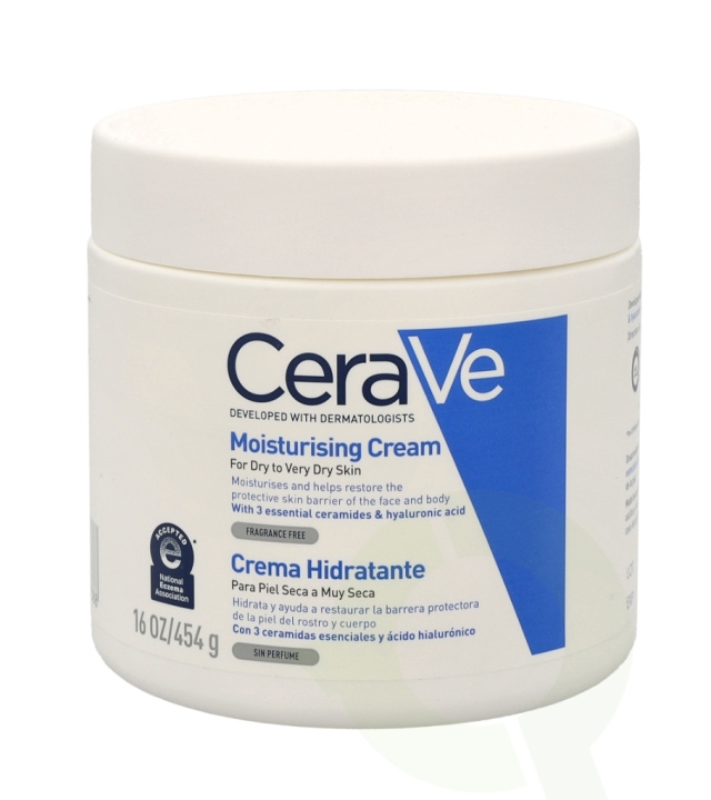 Cerave Moisturising Cream 454 ml For Dry To Very Dry Skin in de groep BEAUTY & HEALTH / Huidsverzorging / Lichaamsverzorging / Body lotion bij TP E-commerce Nordic AB (C49614)