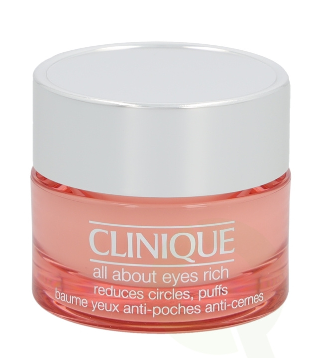 Clinique All About Eyes Rich 15 ml All Skin Types in de groep BEAUTY & HEALTH / Huidsverzorging / Gezicht / Ogen bij TP E-commerce Nordic AB (C50126)