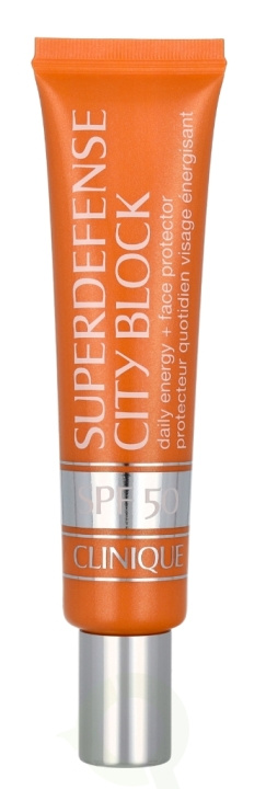 Clinique Superdefence City Block SPF50 Sun Cream 40 ml All Skin Types in de groep BEAUTY & HEALTH / Huidsverzorging / Zonnebank / Zonnebescherming bij TP E-commerce Nordic AB (C50332)