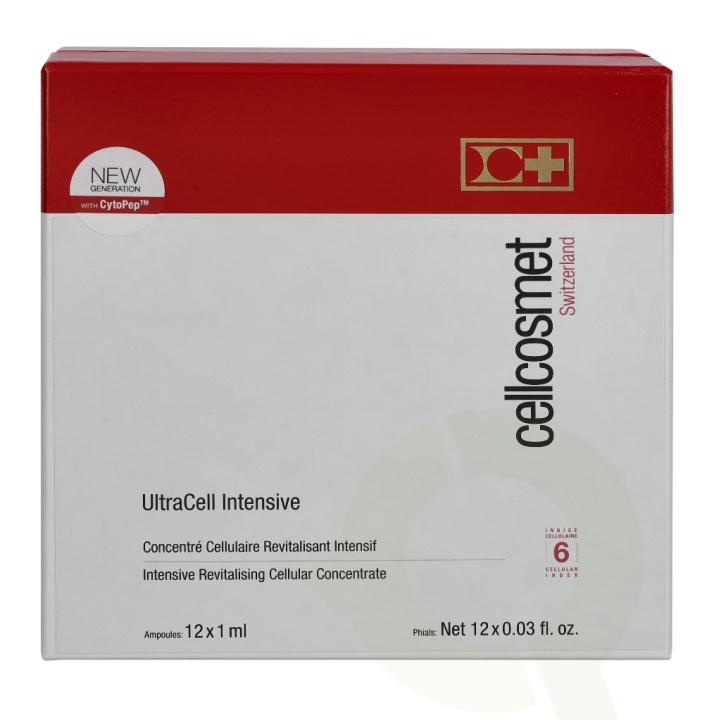 Cellcosmet Ultracell Intensive 12 ml 12x1 ml in de groep BEAUTY & HEALTH / Huidsverzorging / Gezicht / Huidserum bij TP E-commerce Nordic AB (C50621)