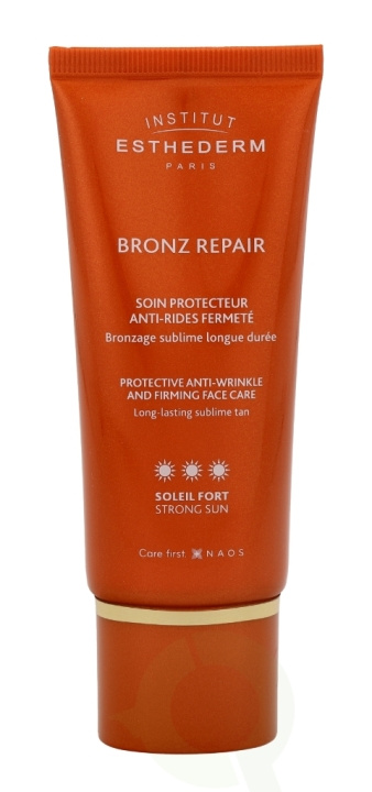 Esthederm Bronz Repair Protective Face Care - Strong 50 ml Anti-Wrinkle And Firming in de groep BEAUTY & HEALTH / Huidsverzorging / Zonnebank / Zonnebescherming bij TP E-commerce Nordic AB (C50906)