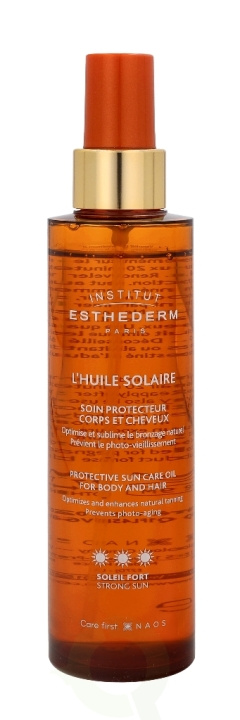 Esthederm Protective Sun Care Oil - Strong 150 ml For Body And Hair in de groep BEAUTY & HEALTH / Huidsverzorging / Zonnebank / Zonnebescherming bij TP E-commerce Nordic AB (C50909)