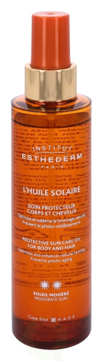 Esthederm Protective Sun Care Oil - Moderate 150 ml in de groep BEAUTY & HEALTH / Huidsverzorging / Zonnebank / Zonnebescherming bij TP E-commerce Nordic AB (C50910)