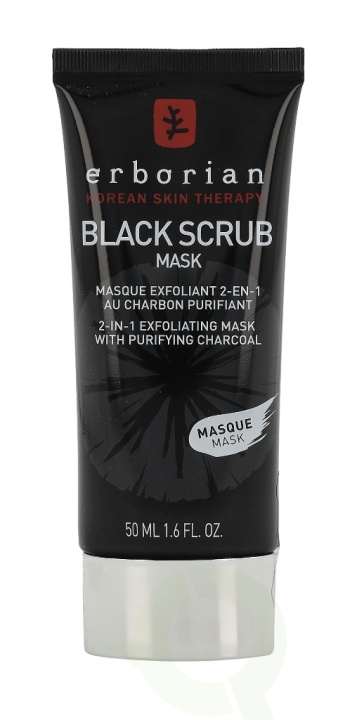 Erborian Black Scrub Mask 50 ml in de groep BEAUTY & HEALTH / Huidsverzorging / Gezicht / Gezichtscrèmes bij TP E-commerce Nordic AB (C51277)