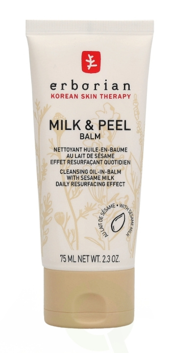 Erborian Milk & Peel Cleansing Balm 75 ml in de groep BEAUTY & HEALTH / Huidsverzorging / Gezicht / Gezichtscrèmes bij TP E-commerce Nordic AB (C51283)