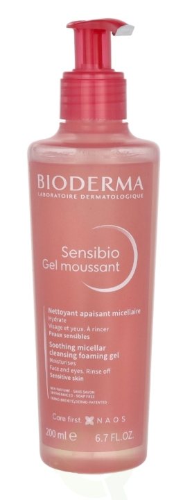 Bioderma Sensibio Gel Moussant 200 ml in de groep BEAUTY & HEALTH / Huidsverzorging / Gezicht / Schoonmaak bij TP E-commerce Nordic AB (C51365)