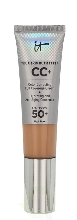 IT Cosmetics CC+ Color Corr. Full Coverage Cream SPF50 32 ml Neutral Medium in de groep BEAUTY & HEALTH / Huidsverzorging / Gezicht / Gezichtscrèmes bij TP E-commerce Nordic AB (C51756)