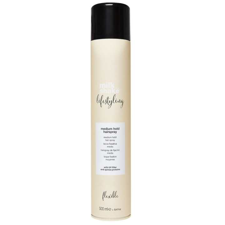 Milk_Shake Lifestyling Medium Hold Hairspray 500ml in de groep BEAUTY & HEALTH / Haar & Styling / Hair styling / Haarlak bij TP E-commerce Nordic AB (C51929)