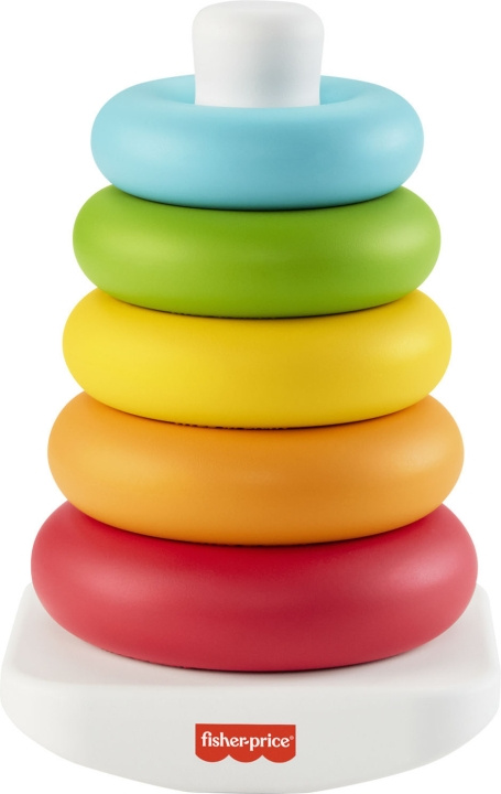 Fisher-Price Rock-A-Stack Ring Tower in de groep SPEELGOED, KINDER- & BABYPRODUCTEN / Babyspeelgoed / Activiteitenspeelgoed bij TP E-commerce Nordic AB (C52045)