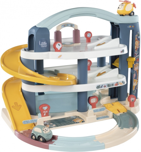 Smoby SAS Little Smoby Iso -parkkihalli in de groep SPEELGOED, KINDER- & BABYPRODUCTEN / Speelgoed / Autobanen bij TP E-commerce Nordic AB (C52053)