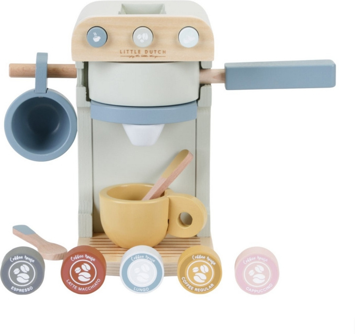 Little Dutch kaffemaskin lekset, pastell in de groep SPEELGOED, KINDER- & BABYPRODUCTEN / Speelgoed / Keukenspeelgoed bij TP E-commerce Nordic AB (C52073)