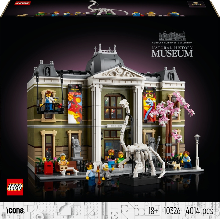 LEGO Icons 10326 - Natural History Museum in de groep SPEELGOED, KINDER- & BABYPRODUCTEN / Speelgoed / Bouwspeelgoed / Lego bij TP E-commerce Nordic AB (C52128)