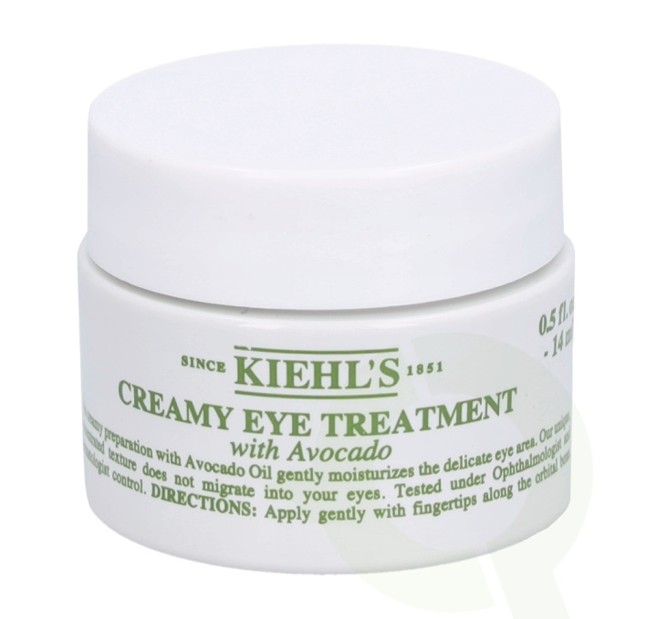 Kiehls Kiehl\'s Creamy Eye Treatment With Avocado carton @ 1 jar x 14 ml in de groep BEAUTY & HEALTH / Huidsverzorging / Gezicht / Ogen bij TP E-commerce Nordic AB (C52441)