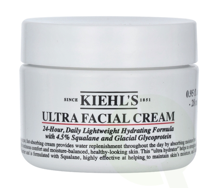 Kiehls Kiehl\'s 24-Hour Ultra Facial Cream 28 ml in de groep BEAUTY & HEALTH / Huidsverzorging / Gezicht / Gezichtscrèmes bij TP E-commerce Nordic AB (C52444)