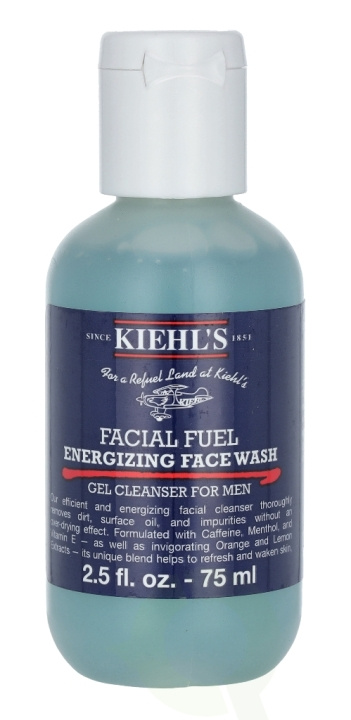 Kiehls Kiehl\'s Men Facial Fuel Energizing Face Wash 75 ml in de groep BEAUTY & HEALTH / Huidsverzorging / Gezicht / Schoonmaak bij TP E-commerce Nordic AB (C52465)