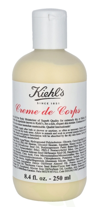 Kiehls Kiehl\'s Creme De Corps 250 ml in de groep BEAUTY & HEALTH / Huidsverzorging / Lichaamsverzorging / Body lotion bij TP E-commerce Nordic AB (C52470)