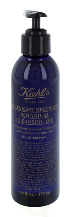 Kiehls Kiehl\'s Midnight Recovery Botanical Cleansing Oil 175 ml For All Skin Types in de groep BEAUTY & HEALTH / Huidsverzorging / Gezicht / Schoonmaak bij TP E-commerce Nordic AB (C52488)