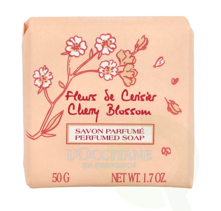 L\'Occitane Cherry Blossom Perfumed Soap 50 gr in de groep BEAUTY & HEALTH / Huidsverzorging / Lichaamsverzorging / Geurende zeep bij TP E-commerce Nordic AB (C52556)