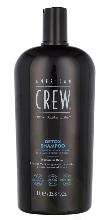 American Crew Detox Shampoo 1000 ml in de groep BEAUTY & HEALTH / Haar & Styling / Haarverzorging / Shampoo bij TP E-commerce Nordic AB (C53192)