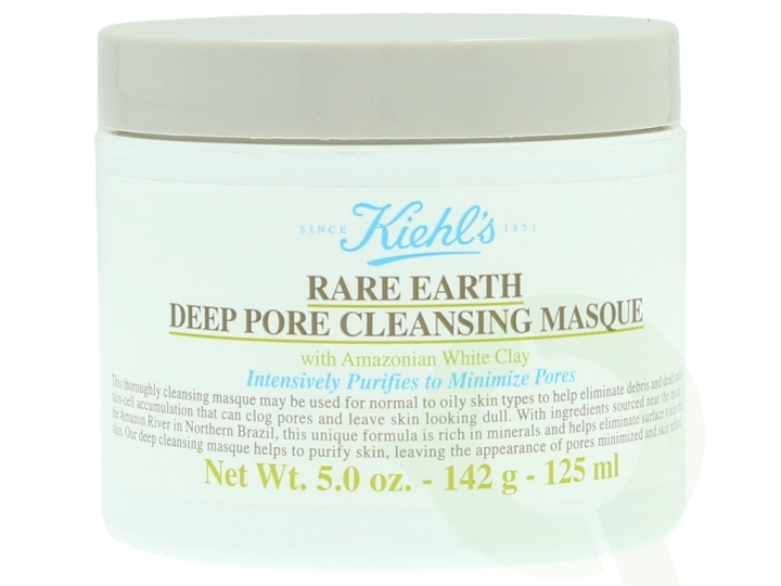 Kiehls Kiehl\'s Rare Earth Deep Pore Cleansing Masque 125 ml With Amazonian White Clay - For Normal To Oily Skins Types in de groep BEAUTY & HEALTH / Huidsverzorging / Gezicht / Maskers bij TP E-commerce Nordic AB (C53235)