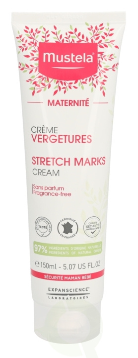 Mustela Stretch Marks Prevention Cream 150 ml Fragrance Free in de groep BEAUTY & HEALTH / Huidsverzorging / Lichaamsverzorging / Body lotion bij TP E-commerce Nordic AB (C53838)