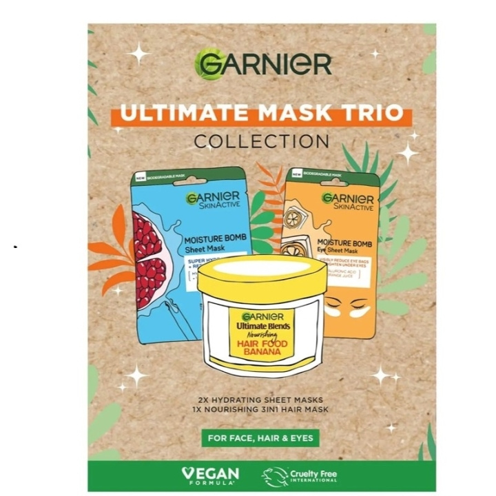 Garnier Ultimate Mask Trio 3pcs in de groep BEAUTY & HEALTH / Huidsverzorging / Gezicht / Maskers bij TP E-commerce Nordic AB (C54111)