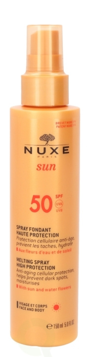 Nuxe Sun Melting Spray High Protection SPF50 150 ml in de groep BEAUTY & HEALTH / Huidsverzorging / Zonnebank / Zonnebescherming bij TP E-commerce Nordic AB (C54292)