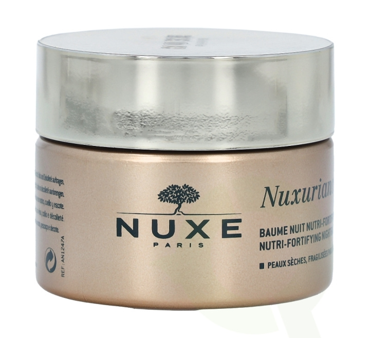 Nuxe Nuxuriance Gold Nutri-Fortifying Night Balm 50 ml Ultimate Anti-Aging, Dry Skin, Weakened By Age. in de groep BEAUTY & HEALTH / Huidsverzorging / Gezicht / Nachtcrème bij TP E-commerce Nordic AB (C54308)