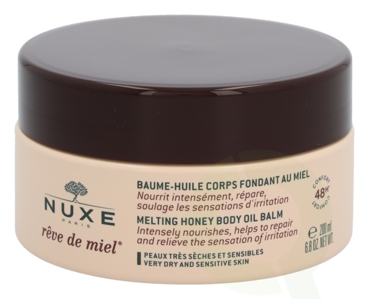 Nuxe Reve De Miel Melting Body Oil Balm 200 ml Very Dry And Sensitive Skin in de groep BEAUTY & HEALTH / Huidsverzorging / Lichaamsverzorging / Body lotion bij TP E-commerce Nordic AB (C54311)