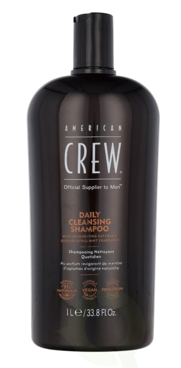 American Crew Daily Cleansing Shampoo 1000 ml in de groep BEAUTY & HEALTH / Haar & Styling / Haarverzorging / Shampoo bij TP E-commerce Nordic AB (C54415)