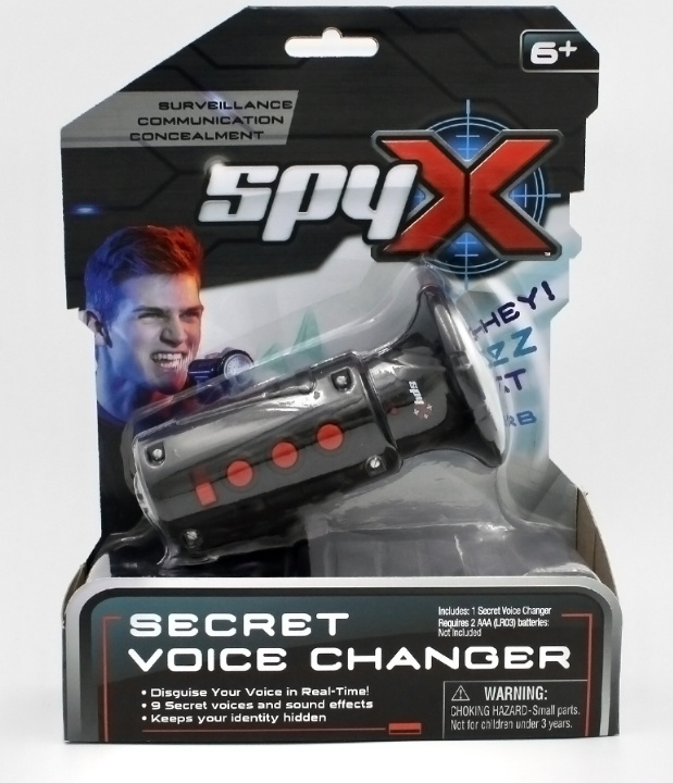 SpyX Secret Voice Changer - Hemlig röstomvandlare in de groep SPORT, VRIJE TIJD & HOBBY / Leuke dingen / Spion-gadgets bij TP E-commerce Nordic AB (C54608)