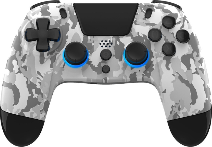 Gioteck VX4+ RGB trådlös handkontroll, White Camo, PS4 in de groep HOME ELECTRONICS / Spelconsoles en accessoires / Sony PlayStation 4 bij TP E-commerce Nordic AB (C54628)