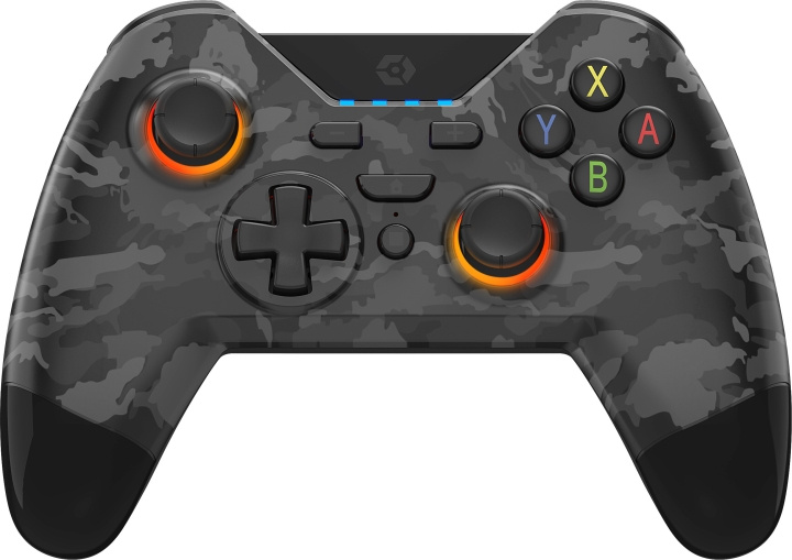 Gioteck WX4+ trådlös handkontroll, svart camo, Switch in de groep HOME ELECTRONICS / Spelconsoles en accessoires / Nintendo Switch / Accessoires bij TP E-commerce Nordic AB (C54632)