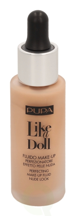 Pupa Milano Pupa Pupa Like A Doll Perfecting Make-Up Fluid SPF15 30 ml #030 Natural Beige in de groep BEAUTY & HEALTH / Makeup / Make-up gezicht / Foundation bij TP E-commerce Nordic AB (C54813)